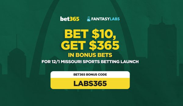 Register with the bet365 Missouri bonus code LABS365 and claim a $365 bonus offer for MO sports betting launch day.