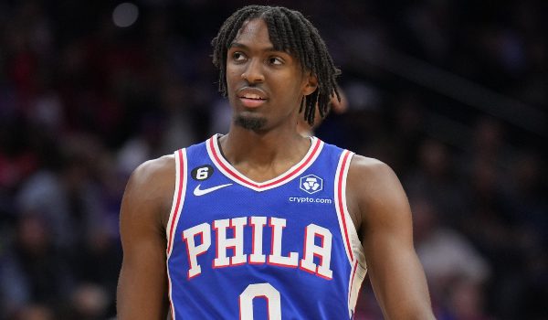 Use the Caesars Sportsbook promo code LABSNEWSDYW to sign up and bet on Tyrese Maxey and the 76ers vs. Knicks tonight on ESPN.