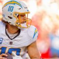 Use the PrizePicks promo code LABS100 to sign up and play DFS with pick featuring Justin Herbert and the Chargers vs. Broncos TNF matchup this evening.