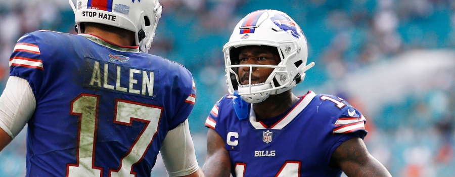 josh allen and stefon diggs of the buffalo bills