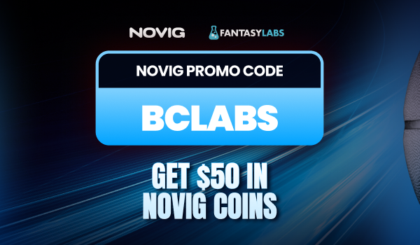 Use Novig promo code BCLABS and spend $5 to get $50 in Novig Coins on April 20, 2026.