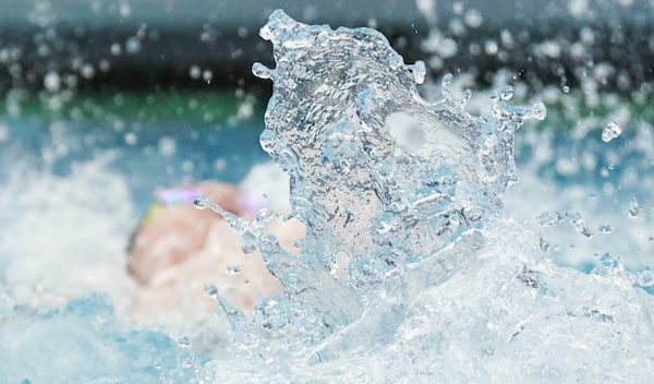 image of a splash in a pool
